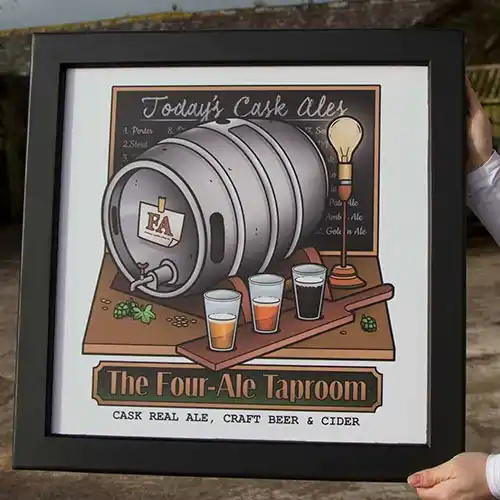 Painted Framed Sign