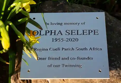 Engraved Brass Plaque
